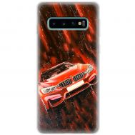 Чехол для Samsung Galaxy S10 (G973) MixCase авто бмв красная