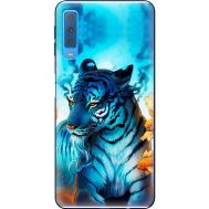 Чохол для Samsung Galaxy A7 2018 (A750) MixCase звірі білий тигр