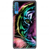 Чехол для Samsung Galaxy A7 2018 (A750) MixCase звери цветной тигр