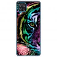 Чехол для Samsung Galaxy A12 / M12 MixCase звери цветной тигр