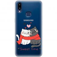Чохол для Samsung Galaxy A10s (A107) MixCase день закоханих закохані коти