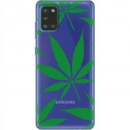 Чохол для Samsung Galaxy A31 (A315) MixCase трава листя