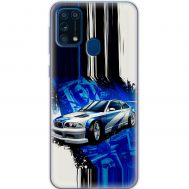 Чохол для Samsung Galaxy M31 (M315) MixCase авто бмв на синьому
