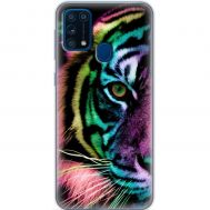 Чохол для Samsung Galaxy M31 (M315) MixCase звірі кольоровий тигр