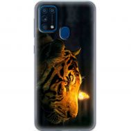 Чохол для Samsung Galaxy M31 (M315) MixCase звірі тигр з метеликом