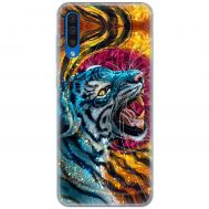 Чохол для Samsung Galaxy A50/A50s/A30s MixCase звірі білий тигр у квітах