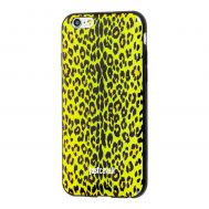Чохол Just cavalli для iPhone 6 леопард дрібний зелений
