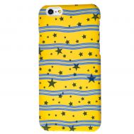 Чехол Aro для iPhone 6 Soft touch желтый со звездами