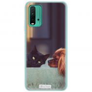 Чохол для Xiaomi Redmi 9T MixCase тварини кіт та собака