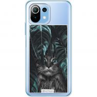 Чохол для Xiaomi Mi 11 Lite MixCase тварини кіт у лісі