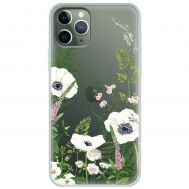 Чохол для iPhone 11 Pro Max Mixcase квіти білі квіти лісові трави
