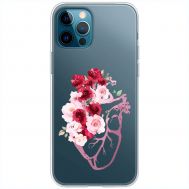 Чохол для iPhone 12 Pro Max Mixcase квіти серце поросло квітами