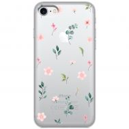 Чохол для iPhone 7 / 8 Mixcase квіти візерунок квіти гілки евкаліпт