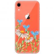 Чохол для iPhone Xr Mixcase квіти волошки та ромашки