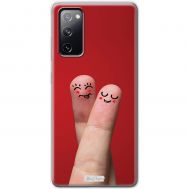 Чохол для Samsung Galaxy S20 FE (G780) Mixcase для закоханих пальці смайл