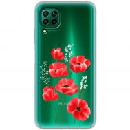 Чохол для Huawei P40 Lite Mixcase квіти маки в польових травах
