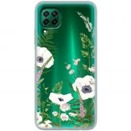 Чохол для Huawei P40 Lite Mixcase квіти білі квіти лісові трави