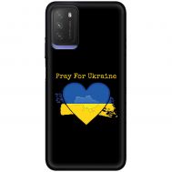 Чохол для Xiaomi Poco M3 MixCase патріотичні pray for Ukraine