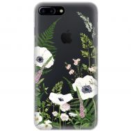 Чохол для iPhone 7 Plus / 8 Plus Mixcase квіти білі квіти лісові трави