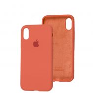 Чохол для iPhone Xr Silicone Full оранжевий / pink citrus
