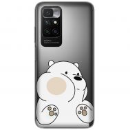 Чохол для Xiaomi Redmi 10 MixCase мультики білий ведмедик