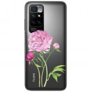 Чохол для Xiaomi Redmi 10 MixCase квіти рожева квітка