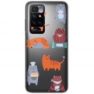 Чохол для Xiaomi Redmi 10 MixCase тварини кіт в образі