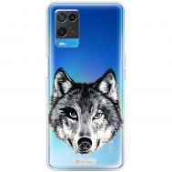 Чохол для Oppo A54 Mixcase вовк із блакитними очима