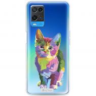 Чохол для Oppo A54 MixCase тварини кольорове кошеня