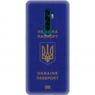 Чохол для Oppo Reno 2 MixCase патріотичні Україна паспорт
