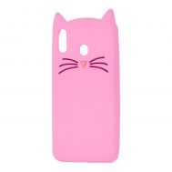 3D чохол для Samsung Galaxy M20 (M205) кіт тепло-рожевий