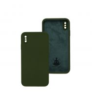 Чохол для iPhone Xs Max Lakshmi Square Full camera зелений / army green