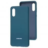 Чохол для Samsung Galaxy A02 (A022) Silicone Full синій / cosmos blue