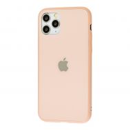 Чохол New glass для iPhone 11 Pro рожевий пісок