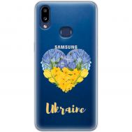 Чохол для Samsung Galaxy A10s (A107) MixCase патріотичні військовий серце з квітами