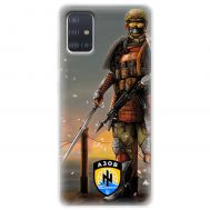 Чохол для Samsung Galaxy A51 (A515) MixCase патріотичні військовий самурай