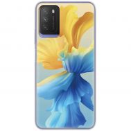 Чохол для Xiaomi Poco M3 MixCase патріотичні квітка України
