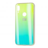 Чохол для Xiaomi Redmi 7 Aurora з лого зелений