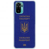 Чохол для Xiaomi Redmi Note 10 / 10s MixCase патріотичні Україна паспорт