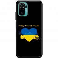 Чохол для Xiaomi Redmi Note 10 / 10s MixCase патріотичні pray for Ukraine