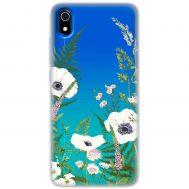 Чохол для Xiaomi Redmi 7A Mixcase квіти білі квіти лісові трави