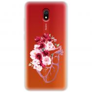 Чохол для Xiaomi Redmi 8A Mixcase квіти серце поросло квітами