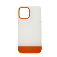 Чохол для iPhone 12 Pro Max Bichromatic matte/orange