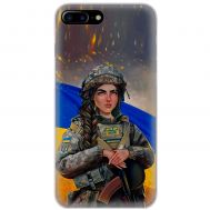 Чохол для iPhone 7 Plus / 8 Plus MixCase патріотичні дівчина воин