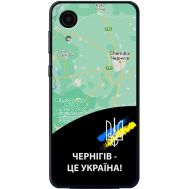 Чохол для Samsung Galaxy A03 Core (A032) MixCase патріотичні Чернігів це Україна