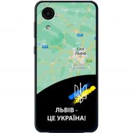 Чохол для Samsung Galaxy A03 Core (A032) MixCase патріотичні Львів це Україна