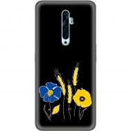 Чохол для Oppo Reno 2z MixCase патріотичні квіти україни