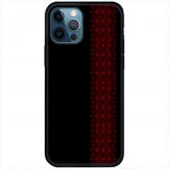 Чохол для iPhone 12 Pro Max MixCase патріотичні червоний колір вишиванки