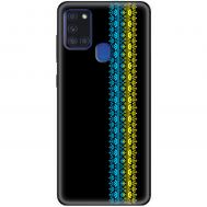 Чохол для Samsung Galaxy A21S (A217) MixCase патріотичні синє-жовтий колір вишиванки