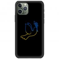 Чохол для iPhone 11 Pro MixCase патріотичні блакитно-жовтий голуб